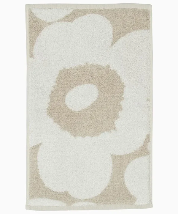 Unikko Guest Towel 30x50cm in beige, white