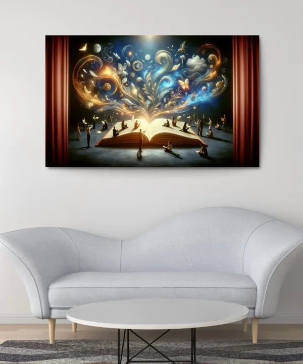 Chronicles of Unwritten Pages 1 Piece HD Canvas Wall Art