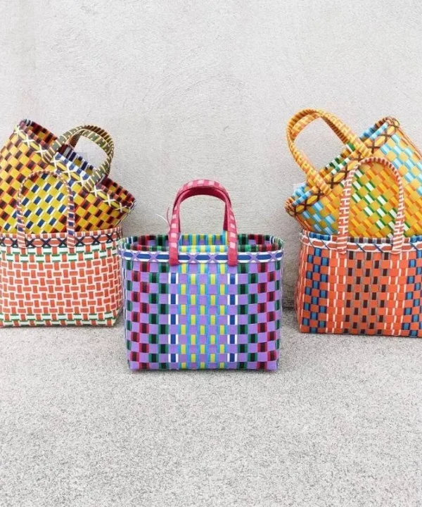 Mini Market Basket in multi colours
