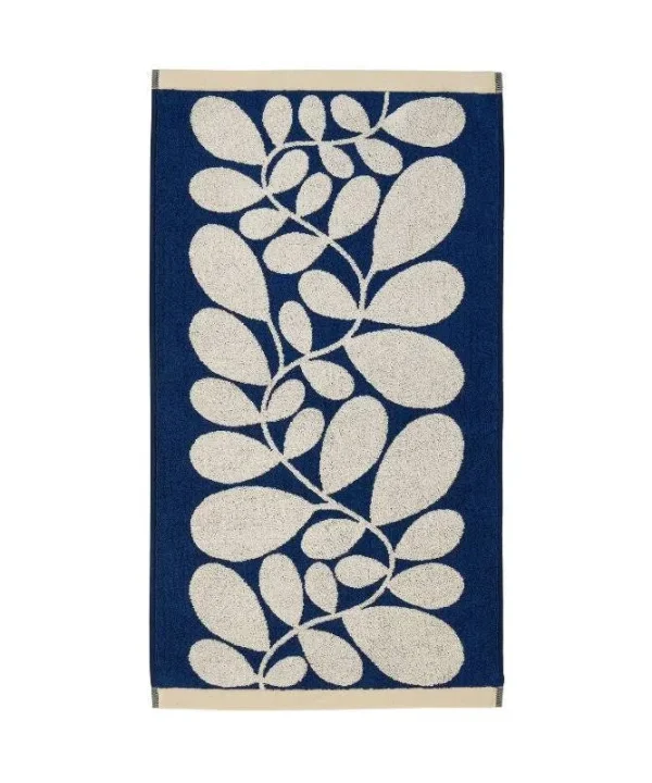 Sycamore Stripe Hand Towel in dusk blue