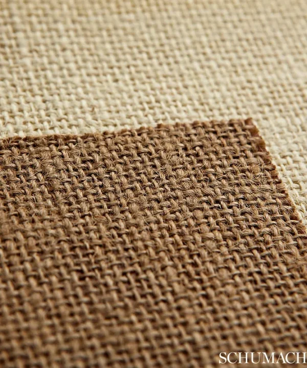 5006510 | Jute Burlap, Natural Schumacher Wallpaper