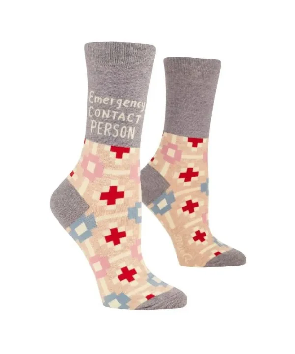 Ladies Socks Emergency Contact