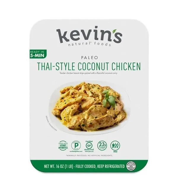 Kevin's Natural Foods Thai-Style Coconut Chicken (16OZ)