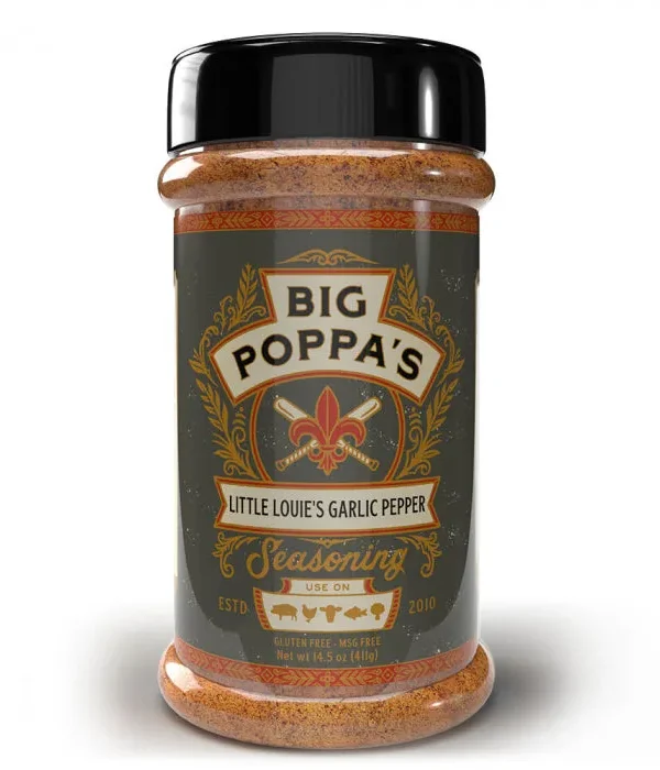 Big Poppa: Little Louies Garlic Pepper Seasoning