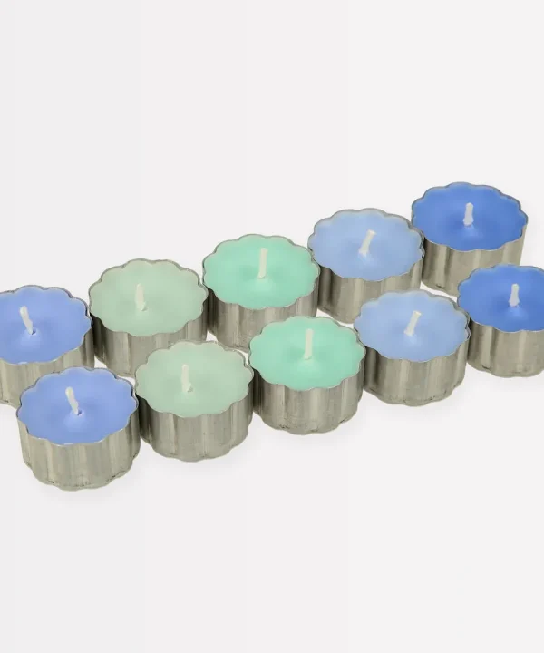 Blue & Green Tealight Candles Set
