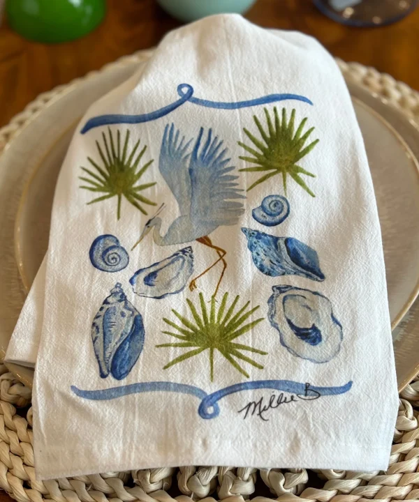 Blue Coastal Life Dinner Napkin