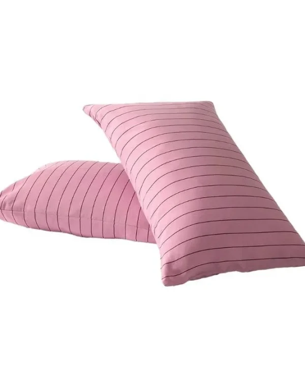 Striped Pillowcase Pair in aster