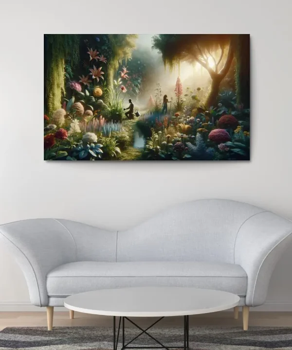 The Garden of Hidden Thoughts 1 Piece HD Canvas Wall Art