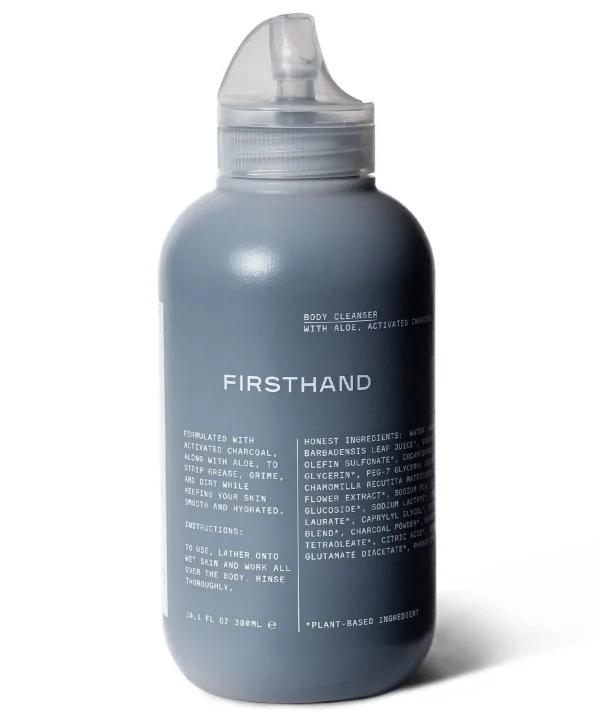 Firsthand Supply Body Cleanser w/ Activated Charcoal (300ML)