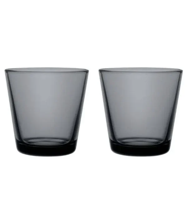 Kartio Tumbler in dark grey set of 2