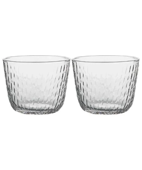 Syksy Glass Tumbler 220ml in clear Set of 2
