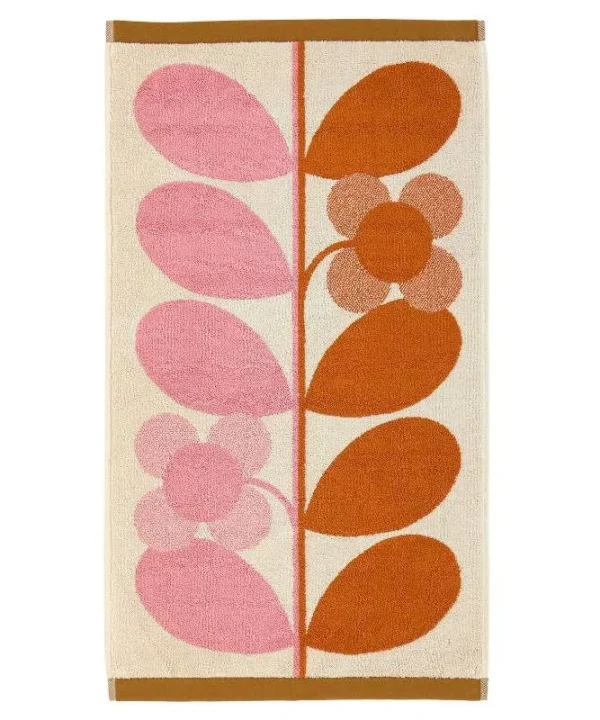 Stem Bloom Duo Bath Towel in blush