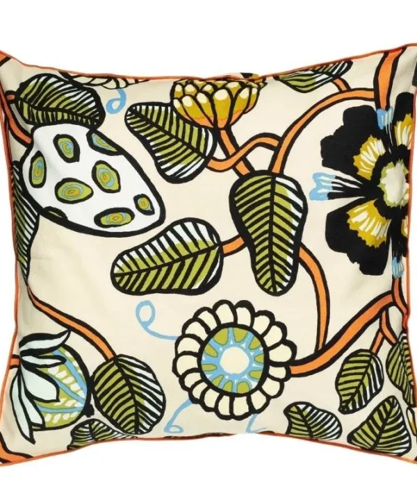 Tiara Cushion Cover 50cm in sand, warm or green