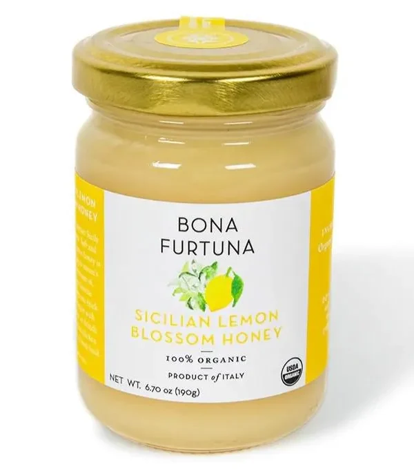 Bona Furtuna 'Sicilian Lemon Blossom' Organic Honey (190G)