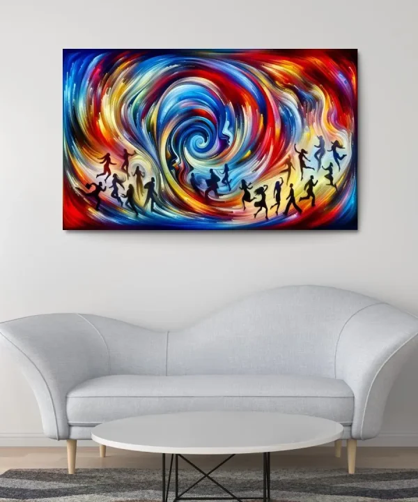The Whirlwind of Emotions 1 Piece HD Canvas Wall Art