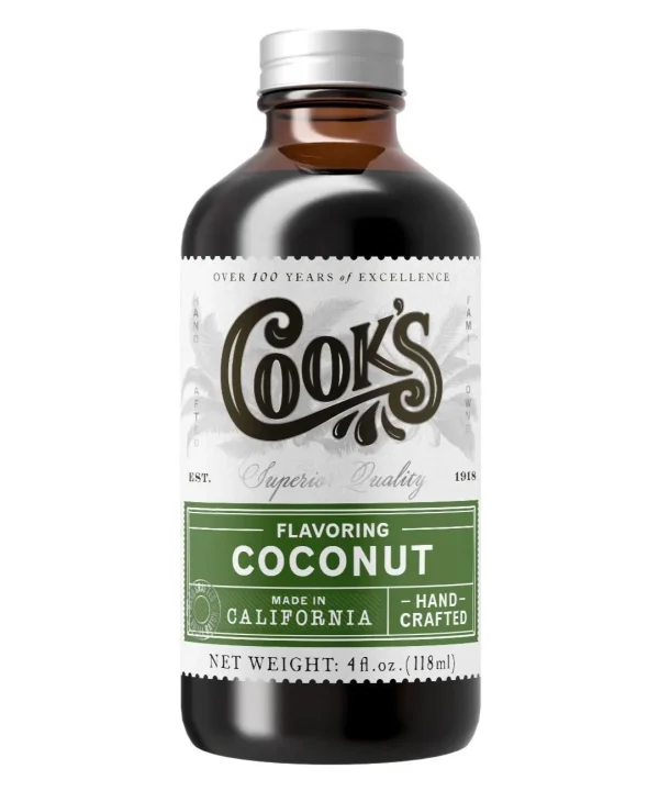 Cook's Natural Coconut Extract (4OZ)