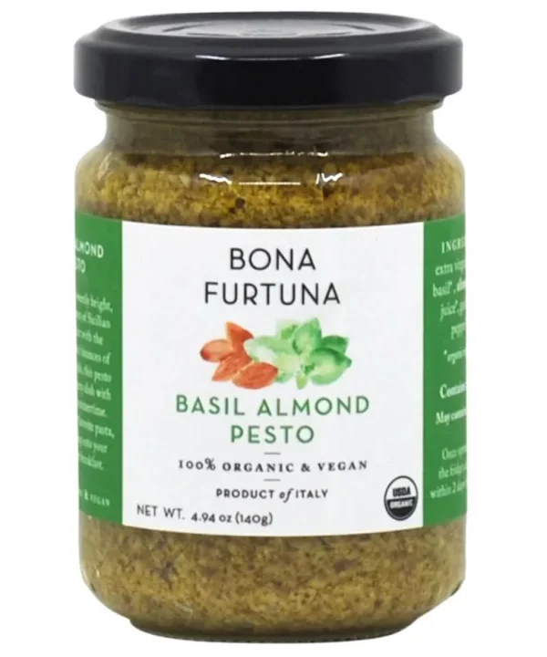 Bona Furtuna 'Basil Almond' Organic Pesto (140G)