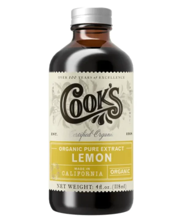 Cook's Pure Lemon Extract (4OZ)
